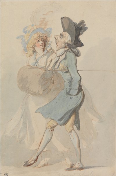 Un débauché épuisé - Thomas Rowlandson